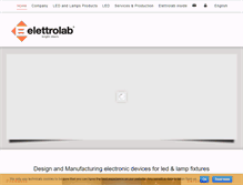 Tablet Screenshot of elettrolab.it